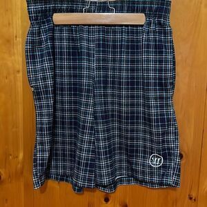 Warrior Men's Houndstooth Plaid Drawstring Active Shorts